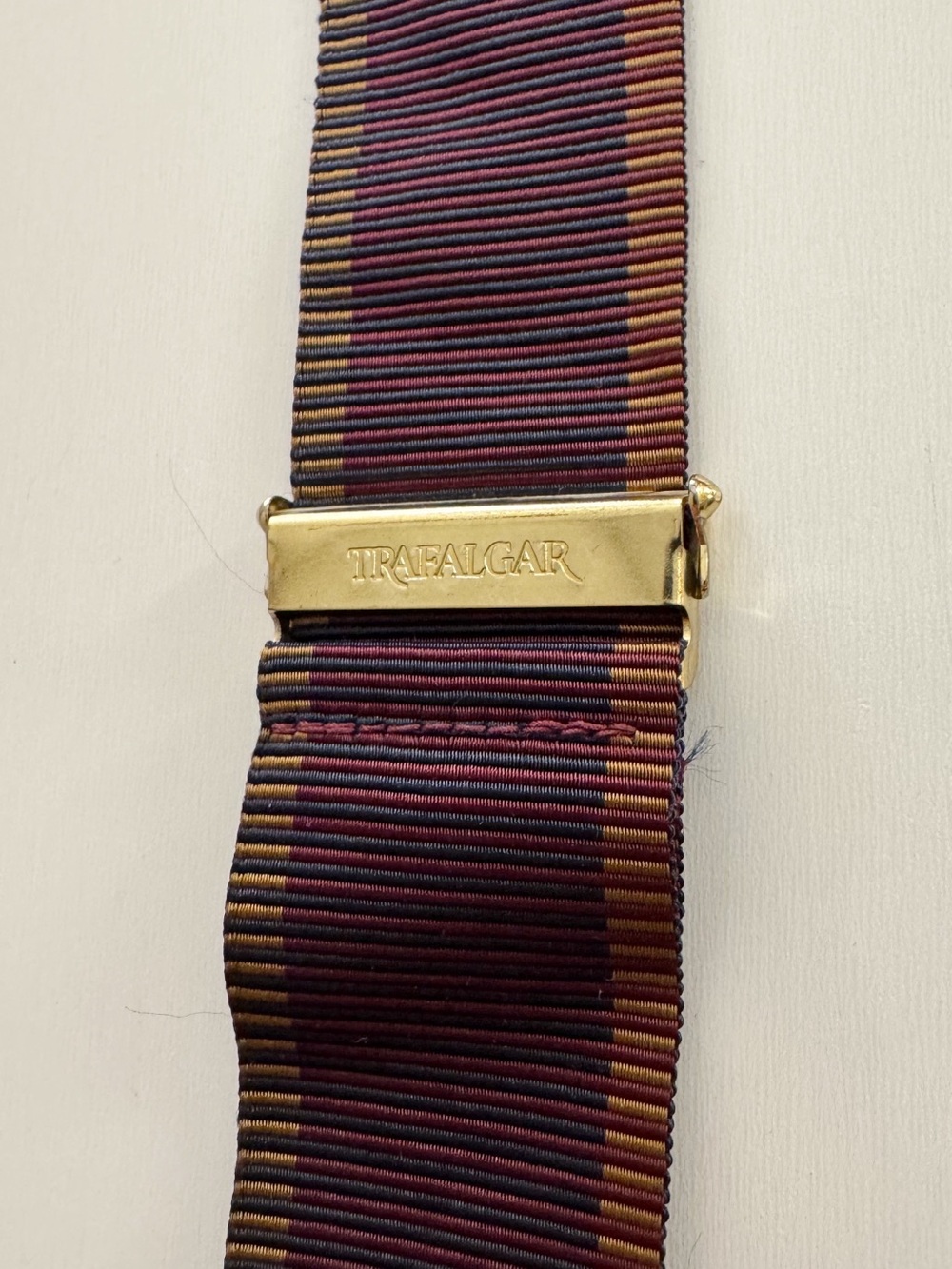 Trafalgar Burgundy Suspenders - Picture 8 of 9